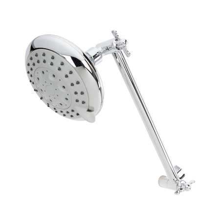 Keeney Mfg 5-Function Adjustable Arm Showerhead, Polished Chrome K730CP